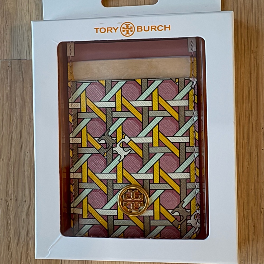 Tory Burch Card Sticker Phone Pocket